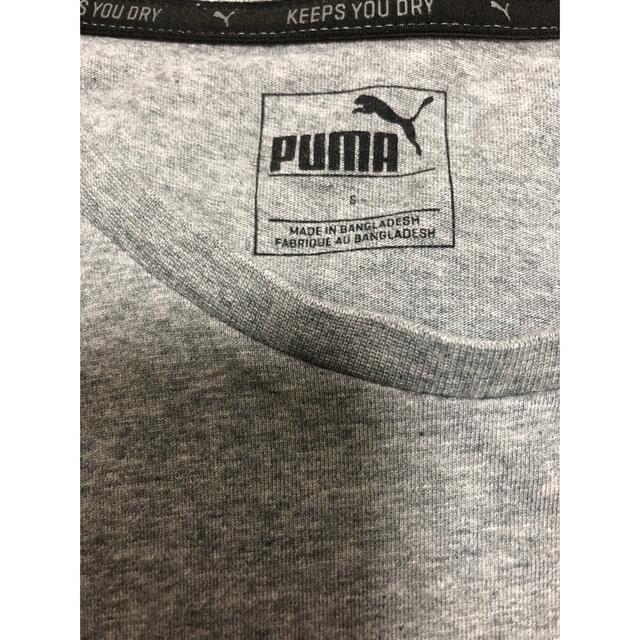 PUMA(プーマ)のPUMA  Tシャツ　グレー　メンズ　ロゴプリント スポーツウェア メンズのトップス(Tシャツ/カットソー(半袖/袖なし))の商品写真