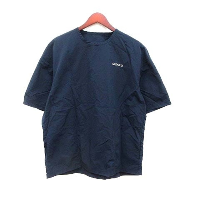 グラミチ GRAMICCI Tシャツ カットソー 五分袖 M 紺 ネイビー