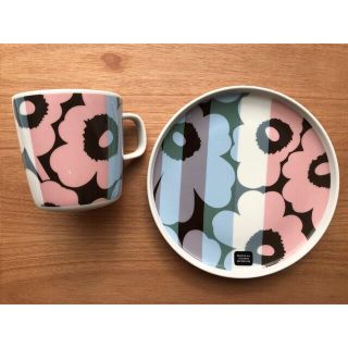 マリメッコ(marimekko)のUnikko Ralli  プレート　マグ　マリメッコ　ラリー　ウニッコ(食器)