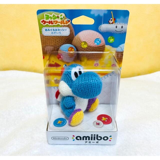 ☆新品 未開封☆ amiibo アミーボ あみぐるみ ヨッシー みずいろ 任天堂