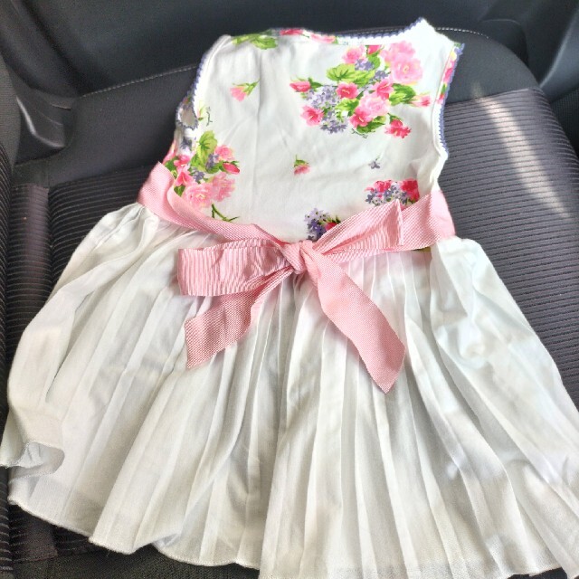 MONNALISA(モナリザ)のモナリザチェニック110 キッズ/ベビー/マタニティのキッズ服女の子用(90cm~)(ワンピース)の商品写真