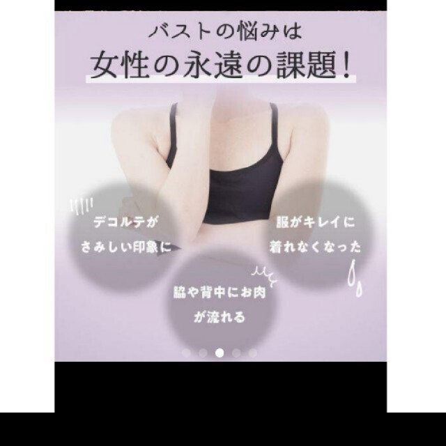 Viageビューティアップナイトブラ　【yu様専用】ブラック×グレ　Mサイズ レディースの下着/アンダーウェア(ブラ)の商品写真