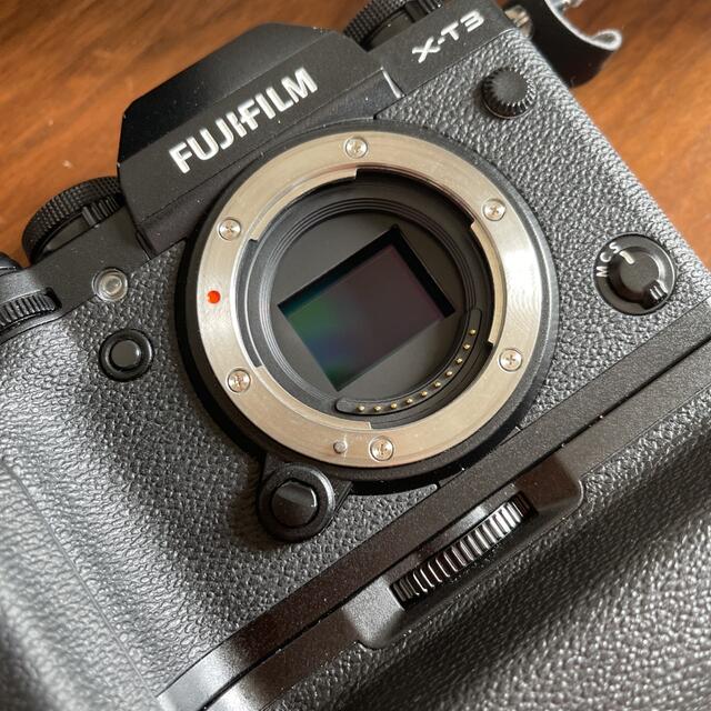 FUJI FILM X−T3 X-T3 BLACK 純正バッテリーグリップ付き