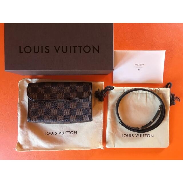 逸品】 LOUIS ルイヴィトン ポシェットフロランティーヌ ダミエ