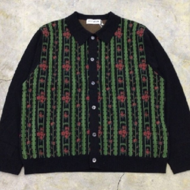 TTT MSW | Flower Jacquard knit cardigan | digitalinfluencelab.com