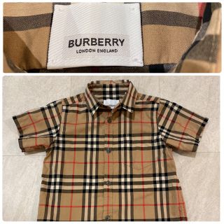 バーバリー(BURBERRY)のバーバリー　チェックシャツ  半袖　シャツ　トップス(Tシャツ/カットソー)