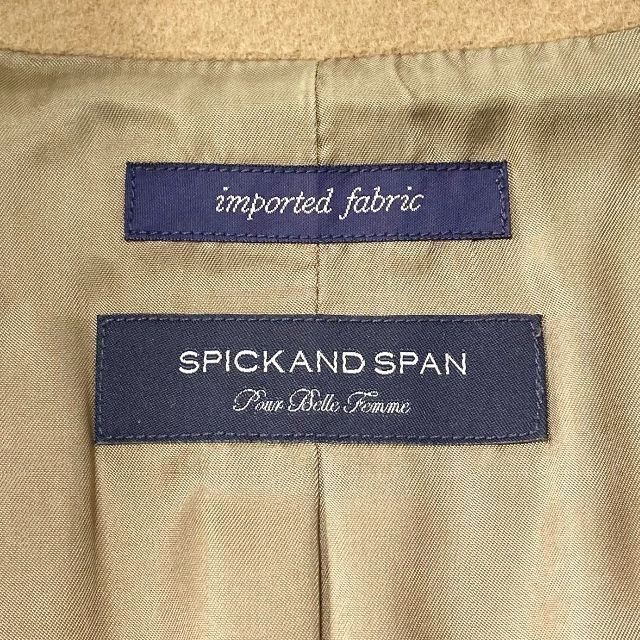 Spick & Span(スピックアンドスパン)のSpick&Span　スピックアンドスパン　ロングチェスターコート　カシミヤ混 レディースのジャケット/アウター(チェスターコート)の商品写真