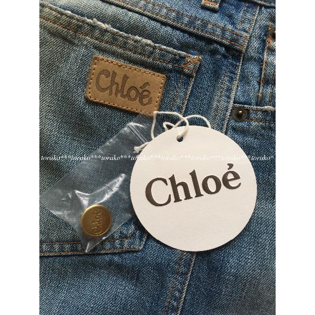 Chloe(クロエ)のChloe クロエ デニム ハーフパンツ 36 レディースのパンツ(デニム/ジーンズ)の商品写真