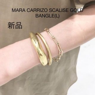 アパルトモンドゥーズィエムクラス(L'Appartement DEUXIEME CLASSE)のMARA CARRIZO SCALISE GOLD BANGLE(L)(ブレスレット/バングル)