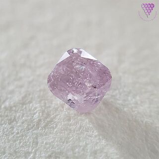 全国配送無料 ダイヤ ピンク ルース 天然 Pink Purple L. ct 0.189 リング