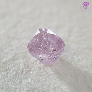 0.142 ct F. P. Pink I3 CGL 天然 ピンク ダイヤモンド(リング(指輪))