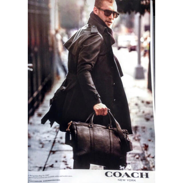 定価9万円 COACH コーチ/鞄 ビジネスバッグ ブリーカー ペブルドレザー