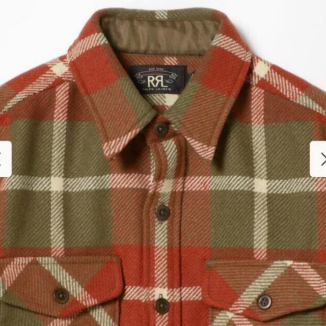 RRL   RRL メルトンホースブランケットチェック オーバーシャツの通販