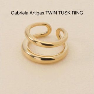 アパルトモンドゥーズィエムクラス(L'Appartement DEUXIEME CLASSE)のGabriela Artigas TWIN TUSK RING(リング(指輪))