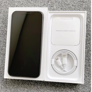 アイフォーン(iPhone)のiPhone 11 ブラック 128 GB SIMフリー(スマートフォン本体)