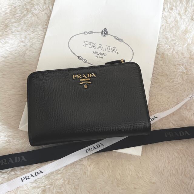 極上美品 PRADA プラダ 2つ折り財布 - www.glycoala.com