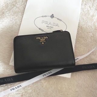 プラダ(PRADA)の極上美品 PRADA プラダ 2つ折り財布(財布)