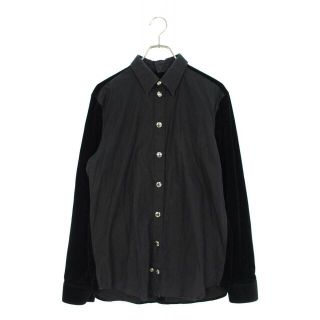 ジバンシィ(GIVENCHY)のジバンシィ ダブルフロント切り替えボタン長袖シャツ 39(シャツ)