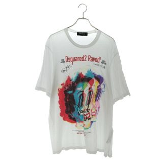 ディースクエアード(DSQUARED2)のディースクエアード 19SS S74GD0576 ロゴプリントTシャツ XL(Tシャツ/カットソー(半袖/袖なし))