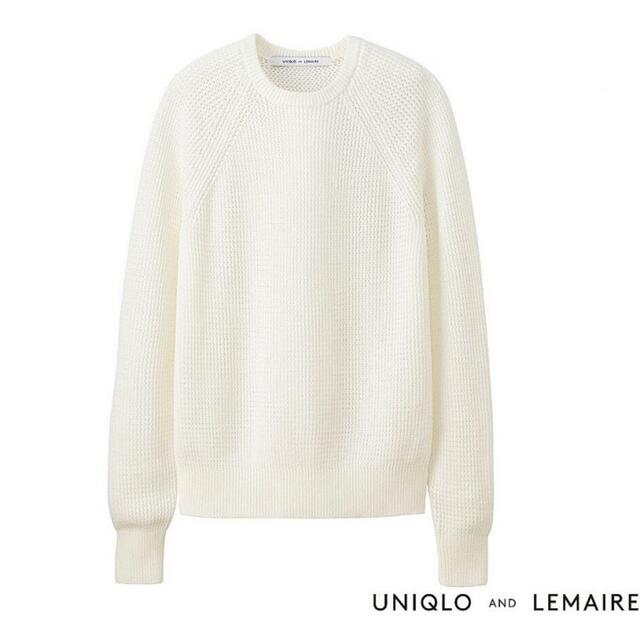 UNIQLO(ユニクロ)の【新品】ユニクロアンドルメール スーピマコットンメッシュセーター S メンズのトップス(ニット/セーター)の商品写真