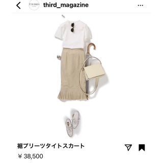 裾プリーツスカート 新品未使用✨の通販 by merry&coco's shop|ラクマ