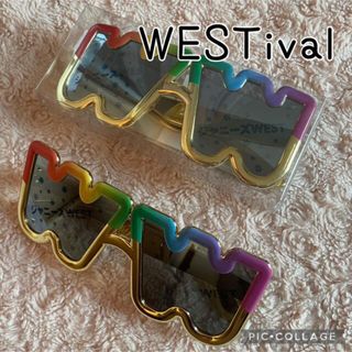 ジャニーズウエスト(ジャニーズWEST)のジャニーズWEST♡2018WESTivalグッズ パラパラグラス　サングラス(アイドルグッズ)