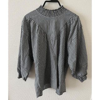 ザラ(ZARA)のザラベーシック　ギンガムチェック　ブラウス(シャツ/ブラウス(長袖/七分))