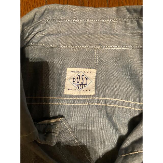 POST OVERALLS - ポストオーバーオールズ シャンブレーシャツの通販 by
