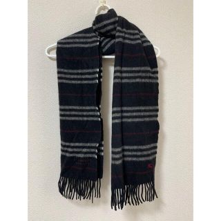 バーバリーブラックレーベル(BURBERRY BLACK LABEL)のブラックレーベル　カシミアマフラー　定番(マフラー)