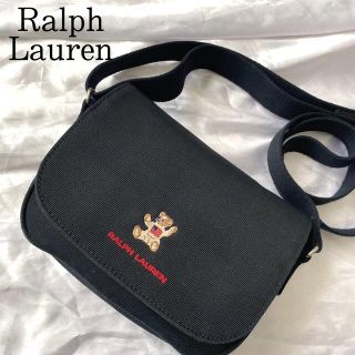 ラルフローレン(Ralph Lauren)の【大人気】ラルフローレン　ポロベア刺繍　ショルダーバッグ　ポシェット　ポーチ　紺(ショルダーバッグ)