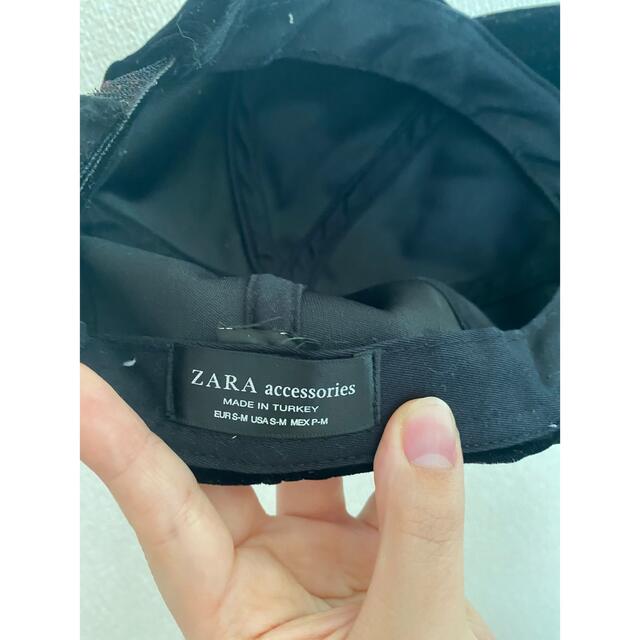 ZARA(ザラ)のZARA ベロアキャップ レディースの帽子(キャップ)の商品写真