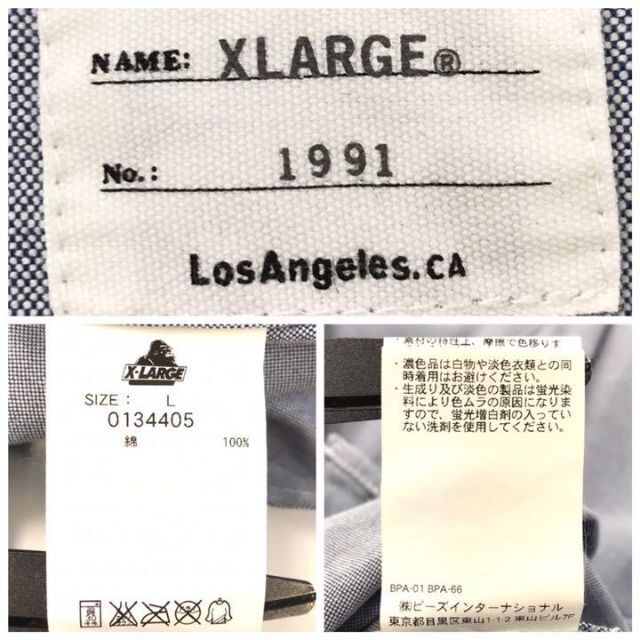 XLARGE(エクストララージ)のXLARGE エクストララージ 0134405 シャツ 7600 メンズのトップス(シャツ)の商品写真