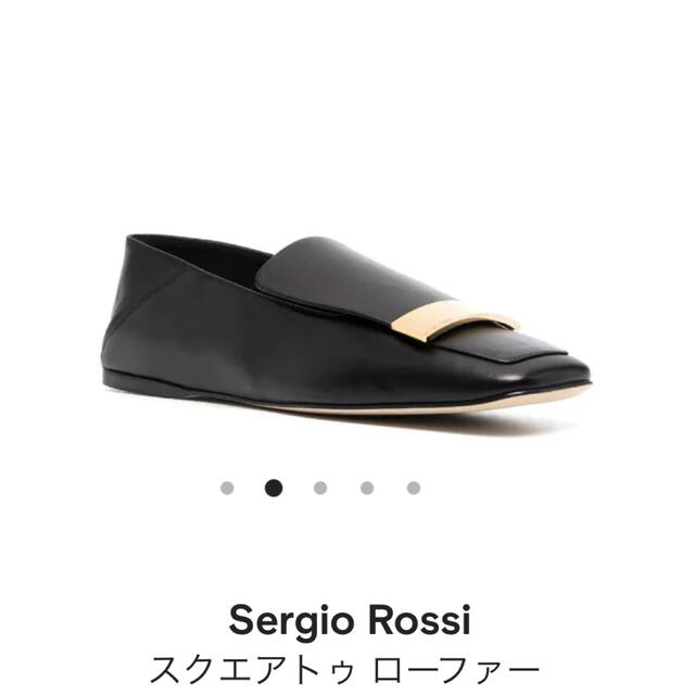 Sergio Rossi   セルジオロッシ Sergio Rossi スクエアトゥ ローファー