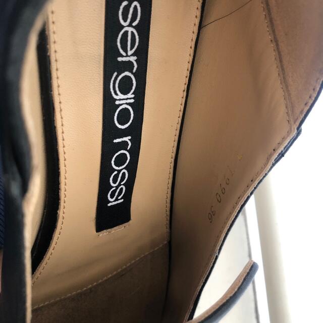 Sergio Rossi(セルジオロッシ)のセルジオロッシ Sergio Rossi  スクエアトゥ ローファー レディースの靴/シューズ(ローファー/革靴)の商品写真