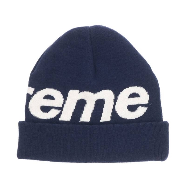 Supreme(シュプリーム)のシュプリーム Big Logo Beanie ビッグロゴビーニーニット帽 ハンドメイドのファッション小物(帽子)の商品写真