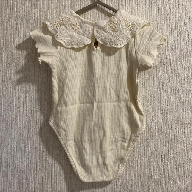 ZARA KIDS(ザラキッズ)の【ZARA KIDS】スイス刺繍入りロンパース キッズ/ベビー/マタニティのキッズ服女の子用(90cm~)(Tシャツ/カットソー)の商品写真