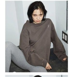 【juemi】Pigment Dyed Sweat  スウェットブラウン茶色秋冬