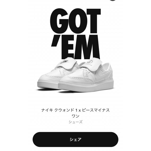 PEACEMINUSONE x NIKE KWONDO 1 ピースマイナスワン