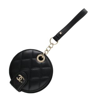 シャネル(CHANEL)のシャネル マトラッセネームタグバッグチャームキーホルダー(キーホルダー)