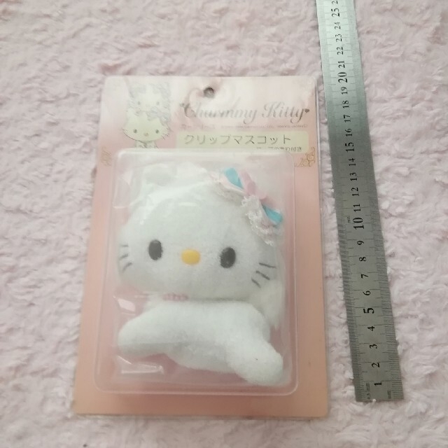 サンリオ - チャーミーキティ クリップマスコット&光るミラーセットの