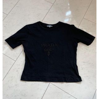 PRADA 21SS Tシャツ 半袖 XL 紺 UJN658 R201 1WQE