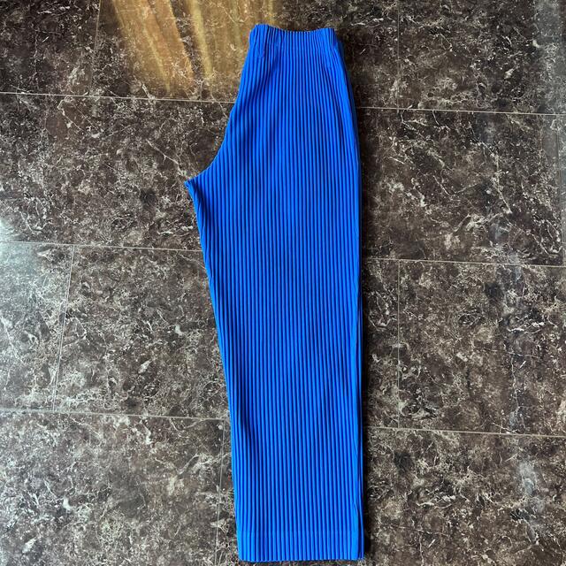 PLEATS PLEASE ISSEY MIYAKE(プリーツプリーズイッセイミヤケ)のHOMME PLISSE ISSEY MIYAKE Blue Pants メンズのパンツ(その他)の商品写真