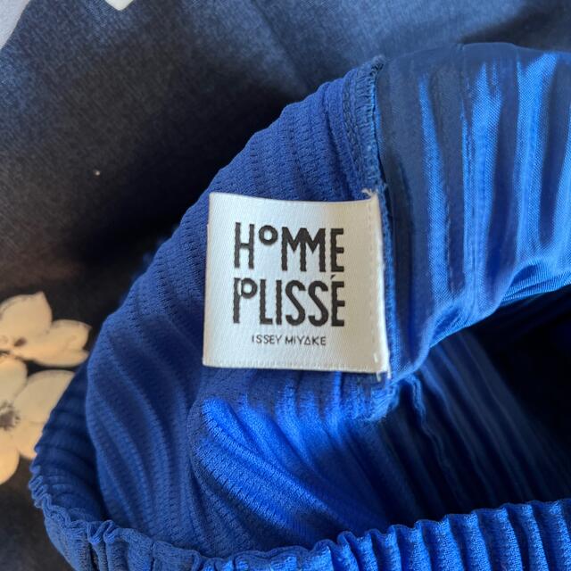 PLEATS PLEASE ISSEY MIYAKE(プリーツプリーズイッセイミヤケ)のHOMME PLISSE ISSEY MIYAKE Blue Pants メンズのパンツ(その他)の商品写真