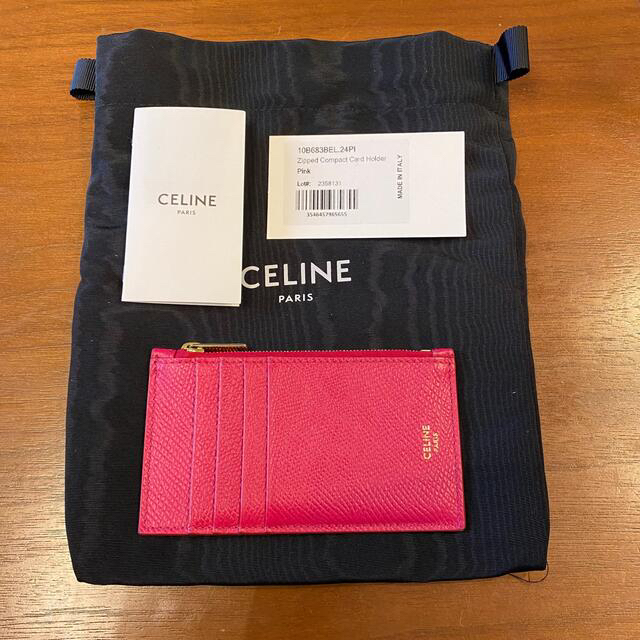 セリーヌ CELINE コンパクト ジップドカードホルダー ウォレット ...