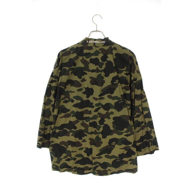 A BATHING APE(アベイシングエイプ)のアベイシングエイプ サルカモ総柄法被長袖シャツ XL メンズのトップス(シャツ)の商品写真