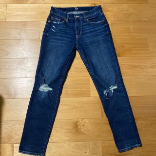 ギャップ(GAP)の★ 処分前再値下げ　GAP デニム　ジーンズ　24 レギュラーフィット　ダメージ(デニム/ジーンズ)