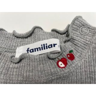 ファミリア(familiar)のファミリア　110 長袖　りんご(Tシャツ/カットソー)