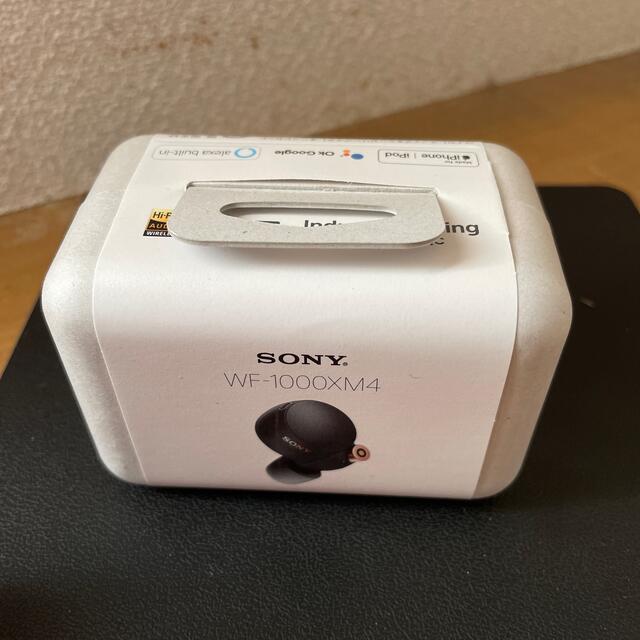 SONY(ソニー)の　sony イヤフォン　wf-1000xm4 ブラック スマホ/家電/カメラのオーディオ機器(ヘッドフォン/イヤフォン)の商品写真