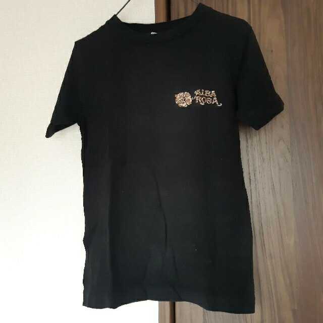 ALBA ROSA(アルバローザ)のALBA ROSA　アルバローザ　Tシャツ　ヒョウ柄　ロゴ　ハイビスカス レディースのトップス(Tシャツ(半袖/袖なし))の商品写真