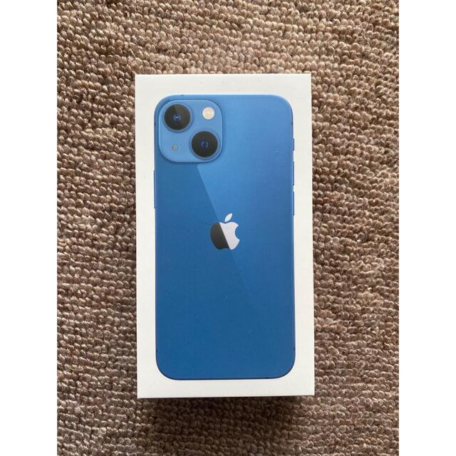 iPhone 13 mini ブルー 256GB SIMフリー 美品(ドコモ版) - library